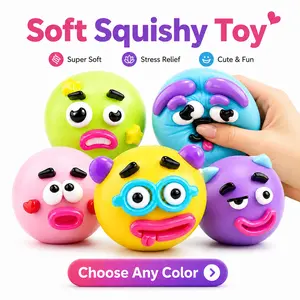 New Smushers Squishy Dog Face Swap, Soft Slow Rising Stress Relief Toy, Cute Dog Sensory Fidget for Adults, Anxiety Relief
