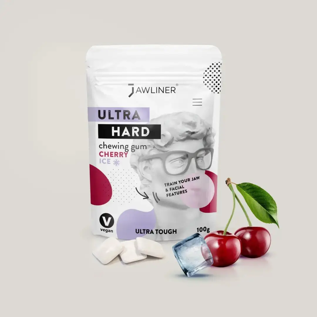 JAWLINER® Facial Fitness Chewing Gum | Cherry Ice JAWLINER® Facial Fitness Chewing Gum | Cherry Ice