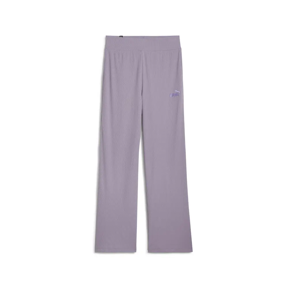 PUMA Womens Elevated Essentials Mid Rise Knit Lounge Pants Casual - Purple