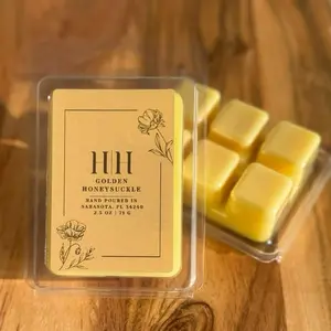 H|H Golden Honeysuckle 2.5oz 71g Scented Wax Cubes for Home Fragrance Hand Poured in Sarasota,FL