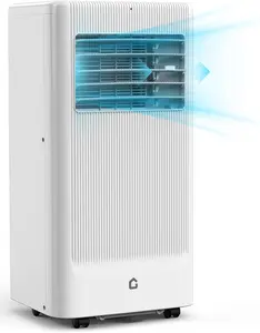 8 000 BTU Portable Air Conditioner  3 in 1 Portable Air Conditioner for Rooms with Dehumidifier and Fan  Room Air Conditioner Cools 350 Square Feet  Remote Control  Auto Oscillating Split Type Aircon Airconditioner