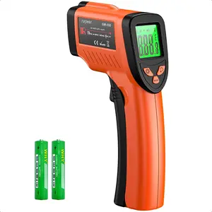 12:1 Infrared Thermometer Temperature Gun, Non-Contact Laser IR Temp Gun (-58 ° F to 1022 ° F/-50 ° C to 550 ° C), for Cooking, Pizza Ovens, BBQ, Grilling, and Reptiles
