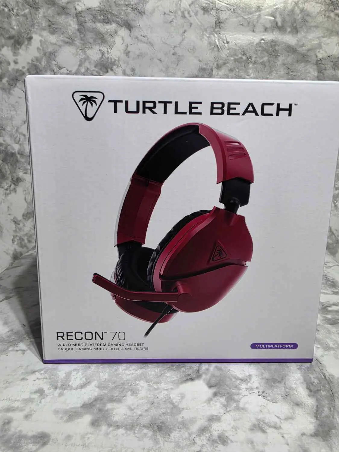 Turtle Beach Recon 70 Cabled Multiplatform Gaming Headset - Red, New in Box (NIB)