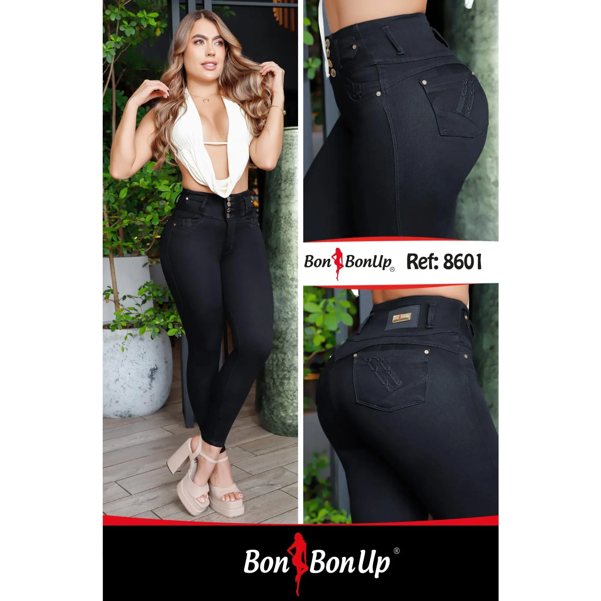8601 BUTT-LIFT JEANS BY BON BON UP