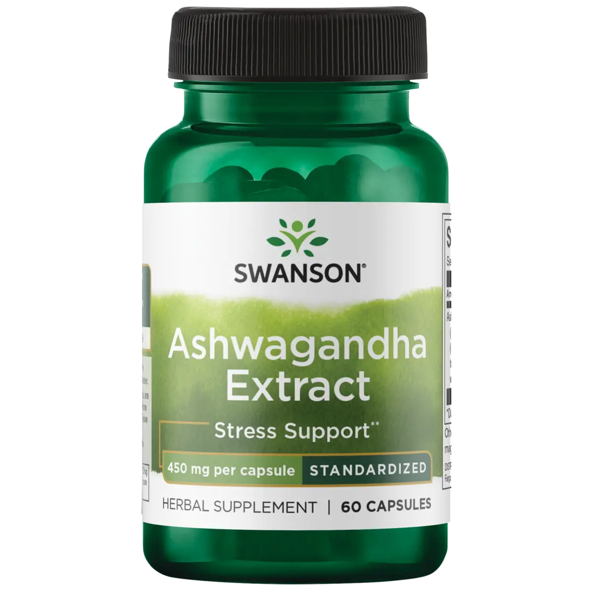 Swanson Ashwagandha Extract – Natural Supplement Promoting a Healthy Stress Response, Energy Support & Nervous System Health – Ayurvedic Supplement fo