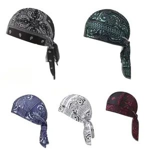 【Summervibes】Cooling Headscarf Cap Set, Motorcycle Pirate Head Wrap Safety Helmet Liner, Elastic Fit Hand Washable Multifunctional Outdoor Headwear for Athletes & Outdoor Enthusiasts