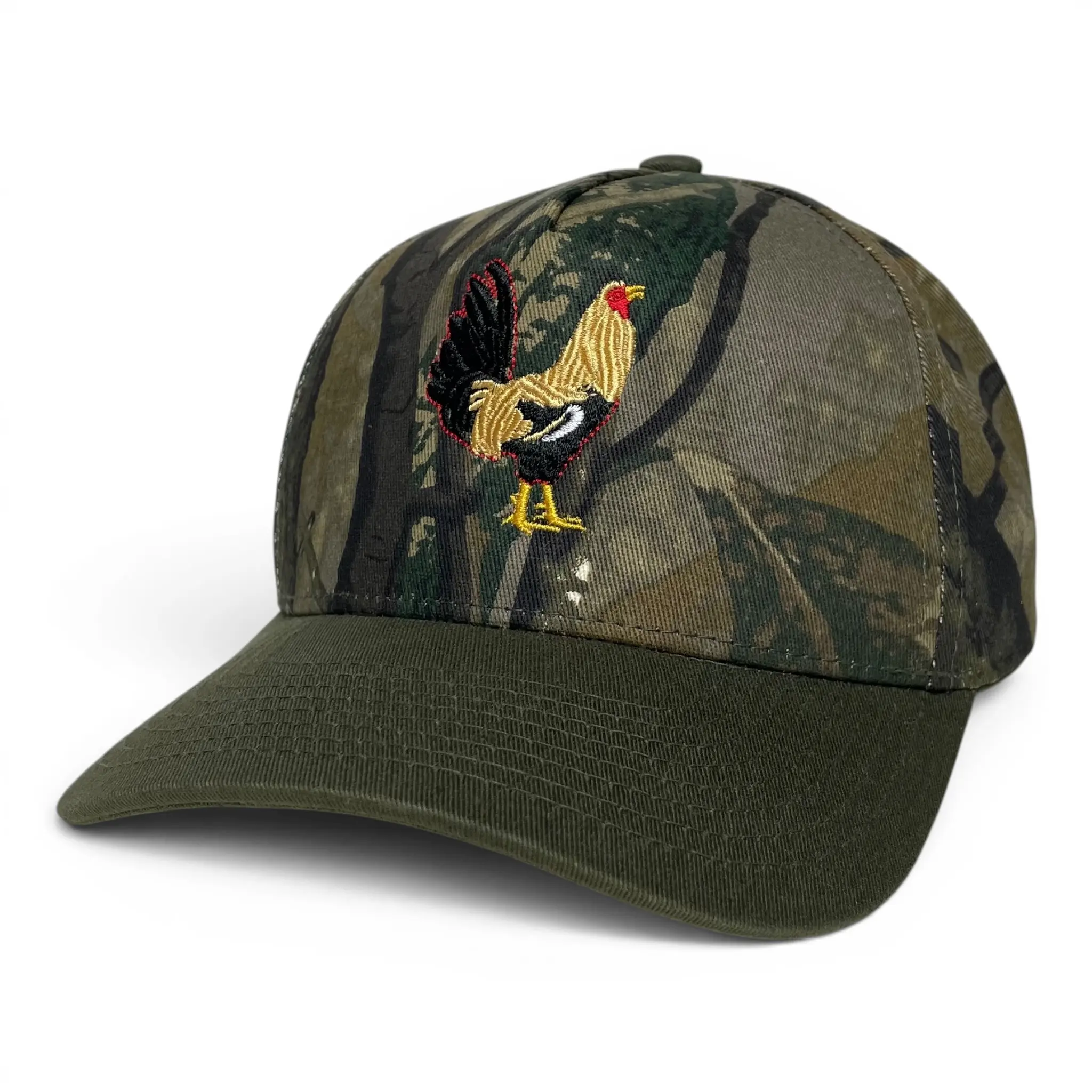 Rooster Embroidered, Adjustable Snapback, Curved Brim Baseball Cap for Sports & Outdoor Activities