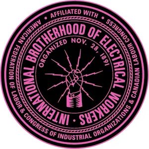 Electrical sticker 3x3