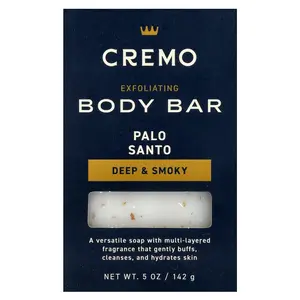 Cremo Exfoliating Body Bar, Palo Santo , 5 oz (142 g)