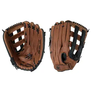 212 MAIN Softball Glove - 13.5 in, RHT, Left Handed Option, Adjustable Strap, Cowhide Palm, Open Web Design
