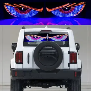 Universal Devil Eye LED Tail Light Kit - One-Step Plug & Play Exterior Decoration - High-Intensity Red Glow Safety & Style Accessory for All Vehicle Models - Durable & Weatherproof Automotive Mod