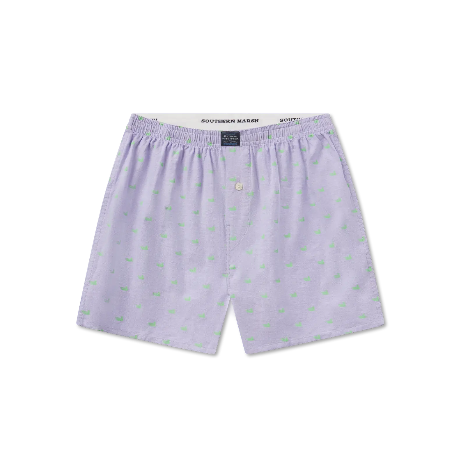 Wharf Purple with Lime Ducks