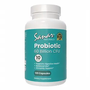 Probiotic - 60 Billion CFU, GLP-1 Support - 120 Capsules