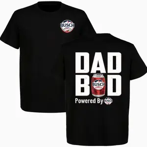 Funny Dad Bod Beer T-Shirt,Drinking Humor Tee, Father's Day T-shirt, Powered By Beer Graphic Tee,Trendy Shirt,Streetwear|men's t-shirts|men gifts|beer lovers gift|father's day gifts 0E
