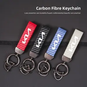 Lanyard Nylon Printing Emblem Style Keychain For KIA K9 Sportage Niro K5 Carnival EV6 EV9 EV3 K8 Stinger Forte Ceed Cerato Sorento RIO Picanto Proceed Soul Cadenza Borrego Ray EV Syros K4 Telluride Sonet Seltos Stonic Optima Tasman K900 VG Venga
