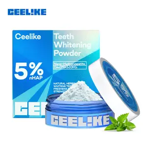 CEELIKE Teeth Whitening Powder 5% nHAP Nano-Hydroxyapatite Strengthens Teeth Natural Whitening Fresh Breath Oral Care