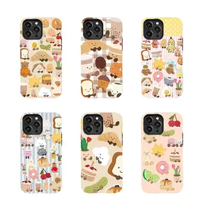 Soft & Squishy Food-Themed Anthropomorphic Phone Cases — Suitable for iPhone 17–11 Pro Max/Plus and Samsung Galaxy S23–25