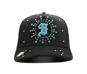 BIGG BOSS HATS B ANGEL BLACK SNAPBACK BBBFLY BLKBLUE