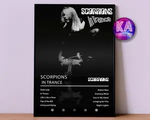 Scorpions Poster | In Trance Poster | Album Poster Prints | Wall Decor Posters | Album Cover | Rock Music Poster