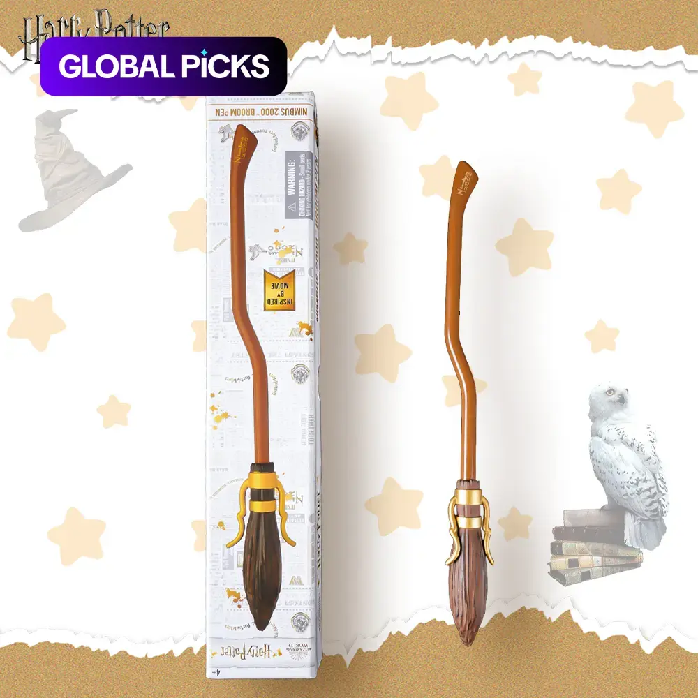 1 PC WB Officially Licensed Harry Potter Hermione Wand Pen, Magic Pen, Smooth Writing Novelty Pen, Stationery Writing Tools for Journaling, Work, and Gifts for Family and Friends #GLOBAL PICKS