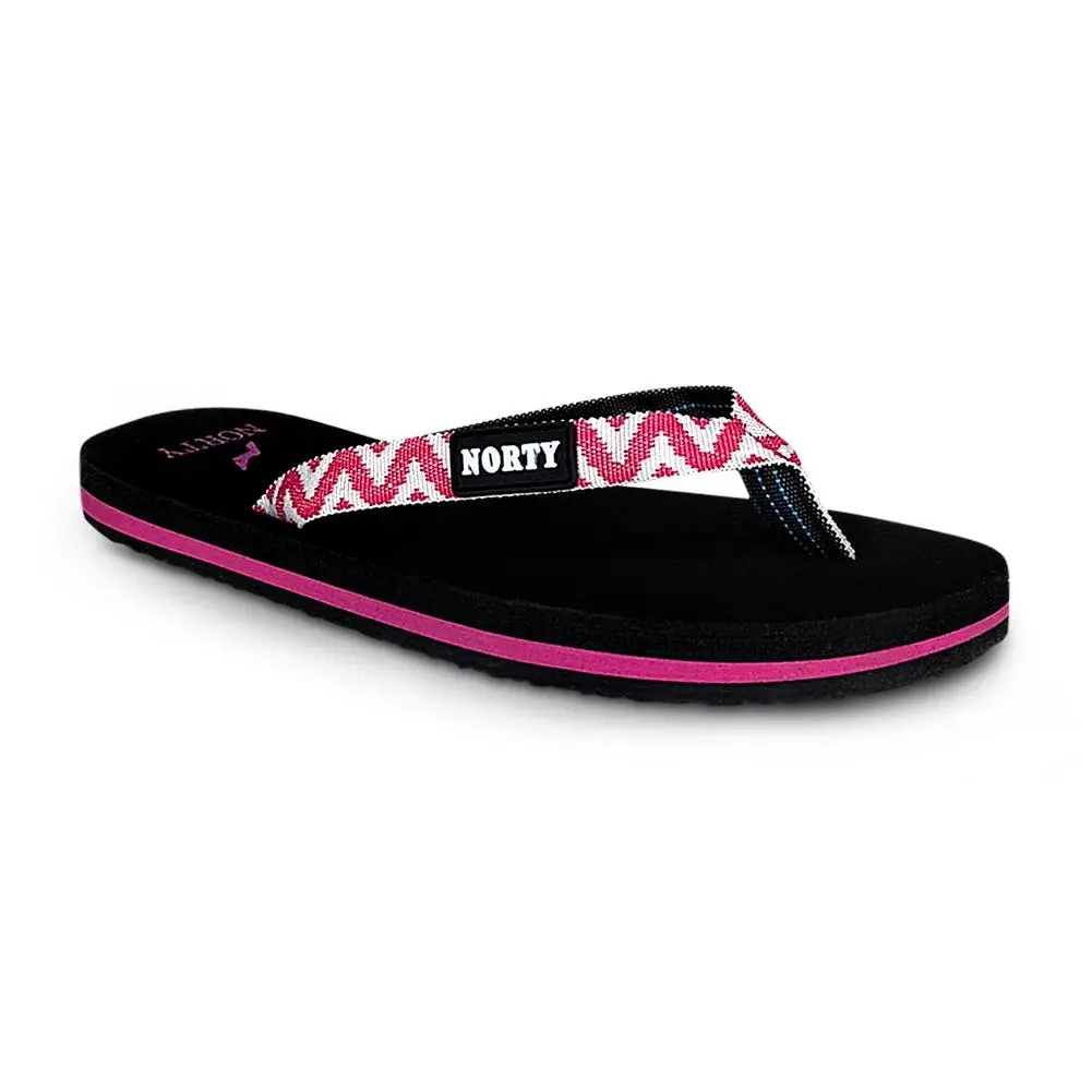 Fuschia Zag Women's Flip Flop Sandals