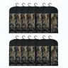 12-Pc Classic Black Hangable Wig Storage Bag Set with Hanger - 23.6in x 11.8in Waterproof Acrylic Hangable Organizer Pouch, Breathable and Easy-Carry Daily Home Supplies Dust Cover for Travel