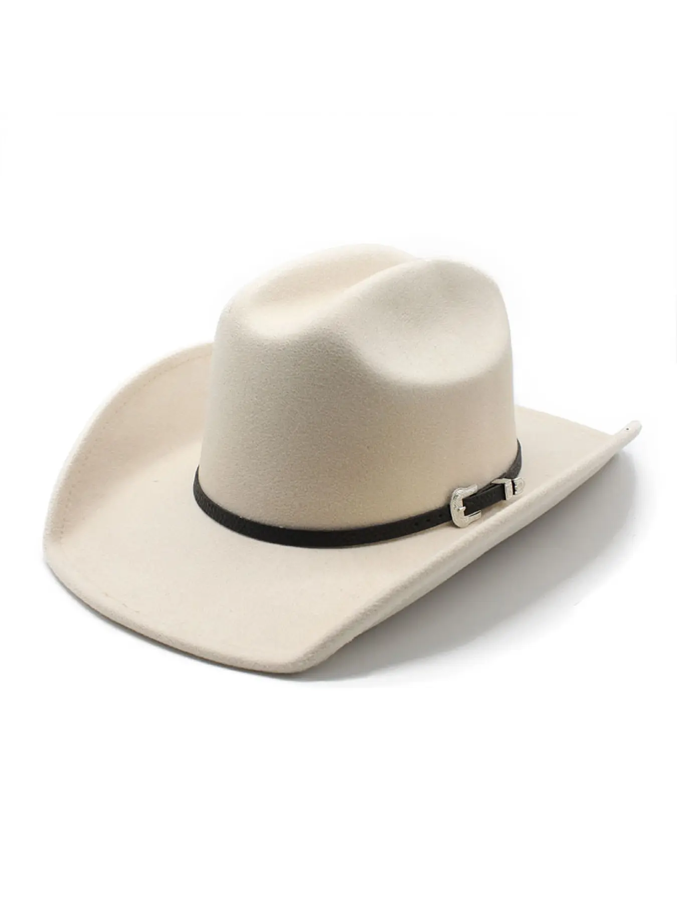 Western-style cowboy hats for men and women, cowgirl hat, fashionable flat-top versatile hats, ethnic-style knight and jazz hats, Flat Brim Hat, Casual Summer Hat