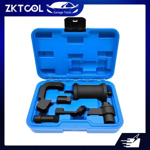 ZKTOOL 7Pcs Fuel Injector Removal Puller Kit Compatible with VW Audi Diesel for VAG 1.6 2.0 TDi Engine Replacement for T10402 T10415
