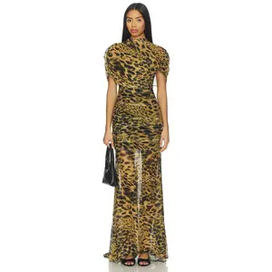 Amanda Uprichard x REVOLVE Evianna Dress in Leo Print