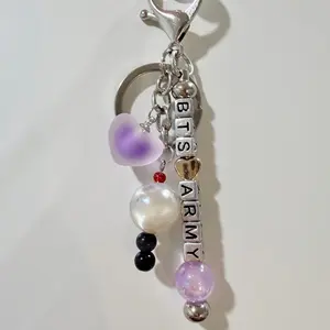 Bangtan Lightstick Inspired Charm Keychain for Fans