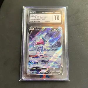Pokémon TCG: Suicune V - Crown Zenith GG38/GG70 CGC 10 MINT