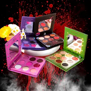 9 Color Eyeshadow Palette with Mirror, 1 Count Long Lasting Shimmering Eyeshadow Powder, Matte & Glitter Eye Makeup Palette for Women, Eye Makeup Product