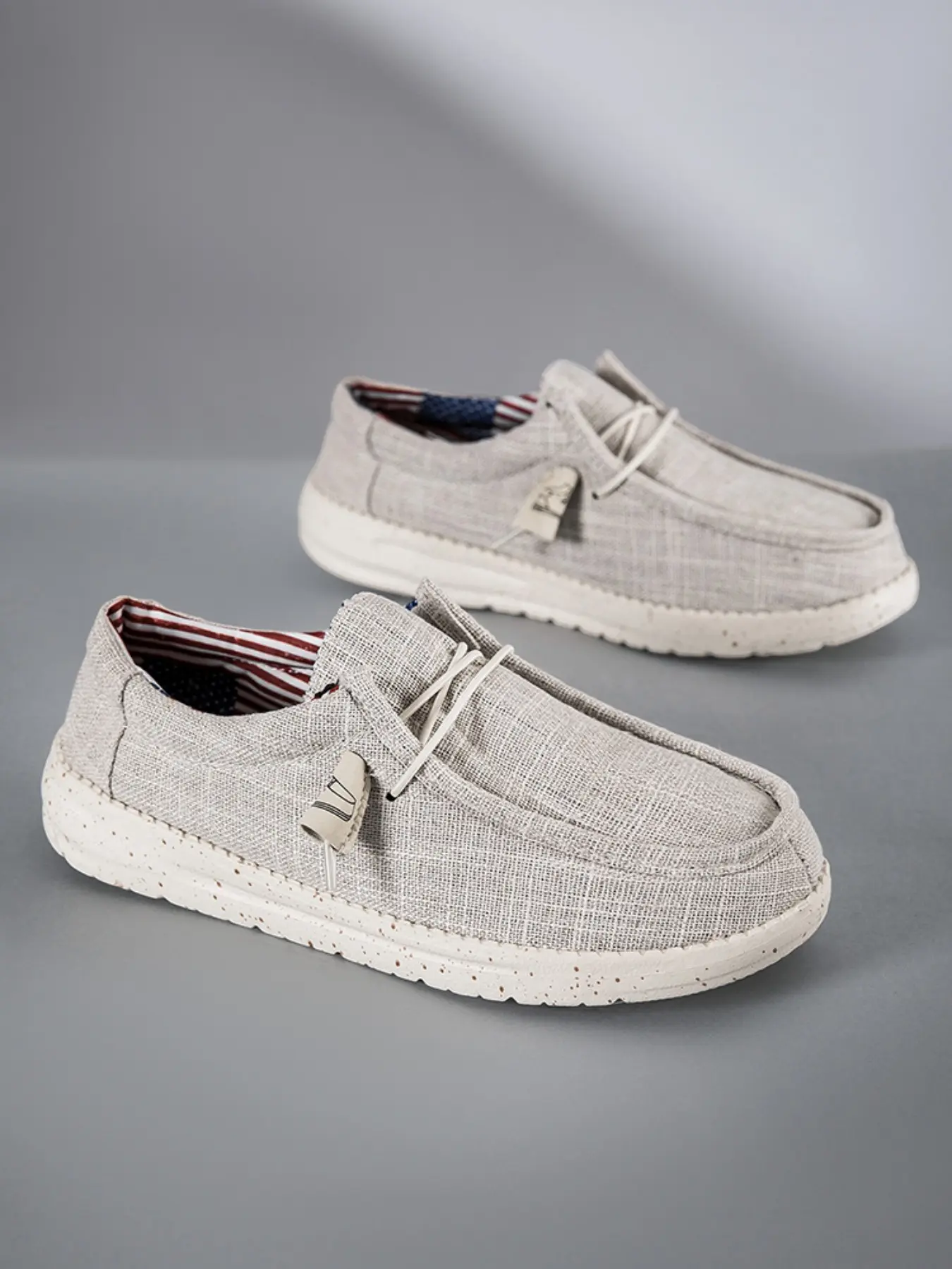 Breathable Men's Casual One-Click Slip-On Walking Shoes, Trendy Mesh Shoes, Breathable Mesh Trainer, Athletic Soft Breathable, Anti-Slip Lightweight Sole for Outdoor Activities, Spring Summer Fall Winter Indoor Use, Casual Breathable Footwear
