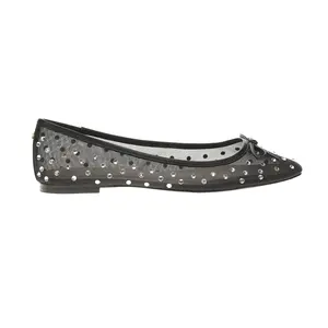 Yosi Samra Womens Sadie Slip On Ballet Flats Casual - Black