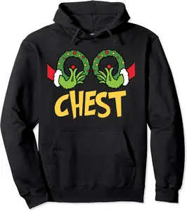 Chest Nuts Christmas Shirt Funny Matching Couple Chest Nuts Pullover Hoodie - Ananavar Shop 50B0CMLQY7NR