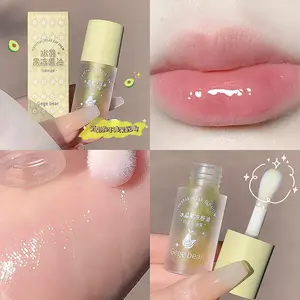 Crystal Jelly Lip Oil – High-Shine, Non-Sticky, Hydrating, Reduces Lip Lines, Moisturizing Gloss for Smooth & Plump Lips, by Gegebear