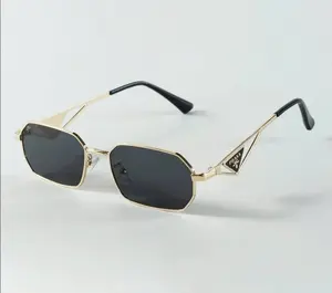 Designer Inspired Chunky Sunglasses – Retro Streetwear Rectangle UV400 Shades for Men Women Outdoor Activities