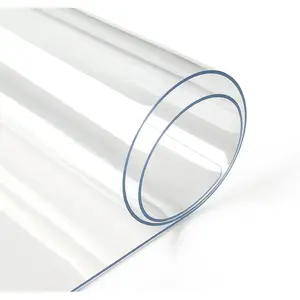 Deep Dream 1.5mm Clear Desk Cover Protector, 14×24 Inch Clear Desk Cover, Rectangular Vinyl Desk Pad, PVC Plastic Table Cover for Office, Dresser, Night Stand, Computer & Writing Desk Tabletop