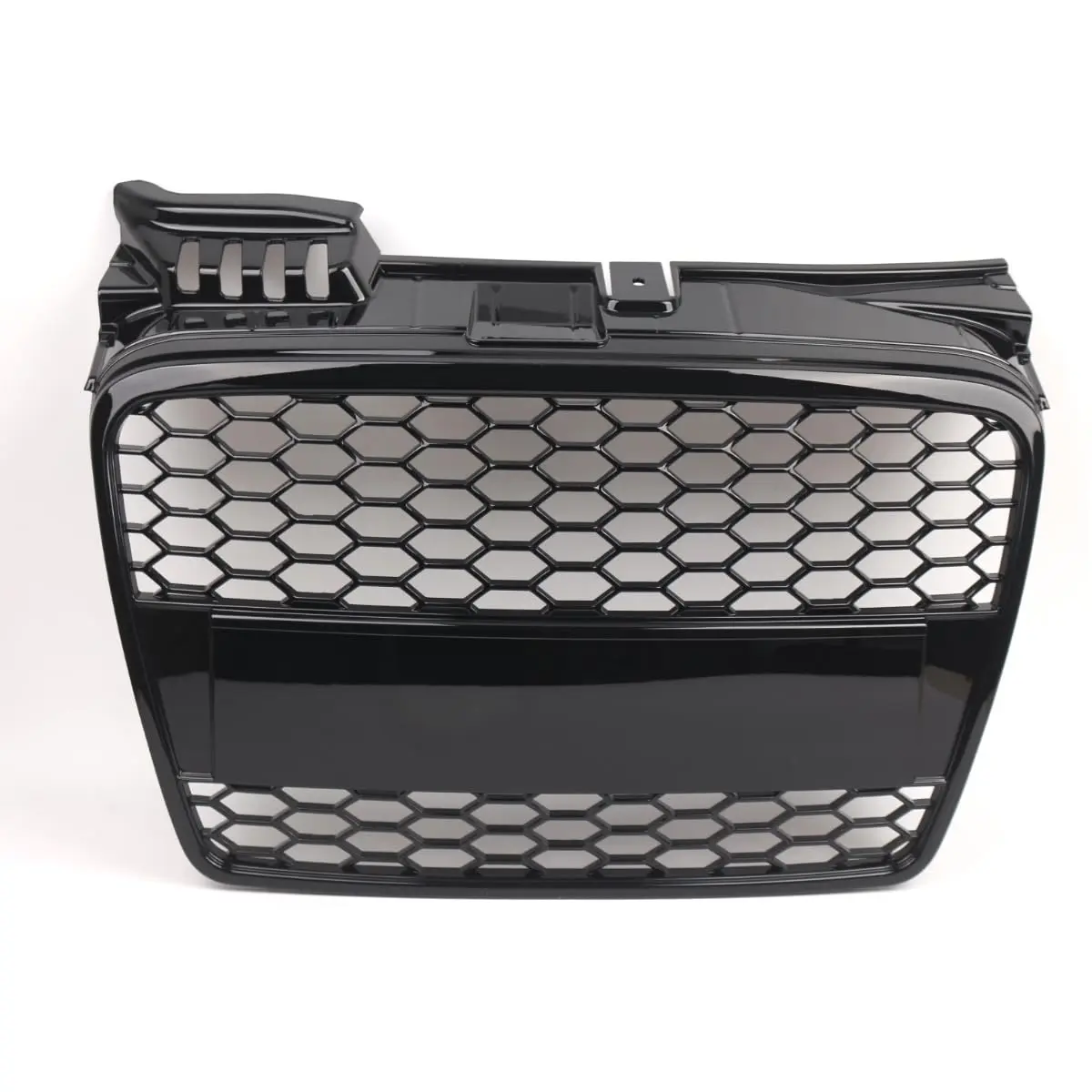 Garvee Front Grille RS4 Style Honeycomb for Audi A4 – Without Logo, Glossy Black, Direct Installation