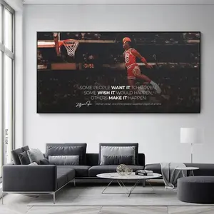 [Sale off up to 50%] [Free ship] [No Frame] Basketball Legend Star Wall Art Motivational Sports Retro Poster Iconic Dunk Print Gym Decor Athlete Gift for Him Black Red Artwork