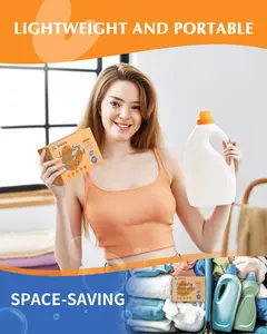 Tired of Bulky Laundry Detergents? 240 Loads-BellaLuce Ultra-Concentrated Detergent Sheets , Lightweight & Plastic-Free for Travel & Tiny Homes! No Dyes