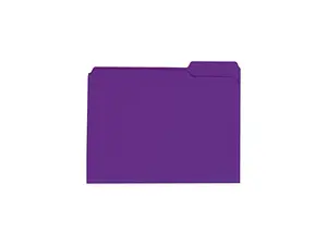 Universal UNV16165 Reinforced Top-Tab File Folders, 1/3-Cut Tabs, Letter Size