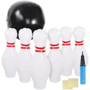 Segawe Kids Bowling Set W/ 6 Pins & 1 Ball Toy Gifts Early Education School-age Children Toys