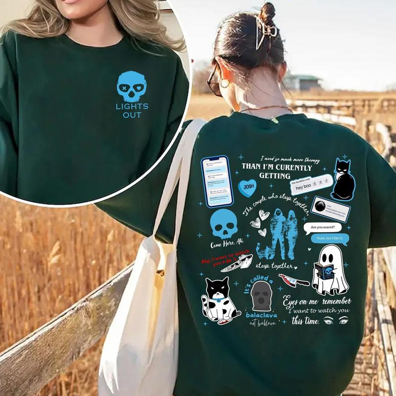 Lights Out Navessa Allen Doubled-Side Sweatshirt, Navessa Allen Shirt, Dark Romance & Bookish Merch, Smutty Readers Tee, Hoodie, Gift for Book Lovers