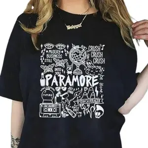 Paramore Shirt featuring Tattoo Designs from Paramore Tshirt