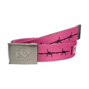 i love boobies! Web Belt - Barbed Cowgirl i love boobies! Web Belt - Barbed Cowgirl