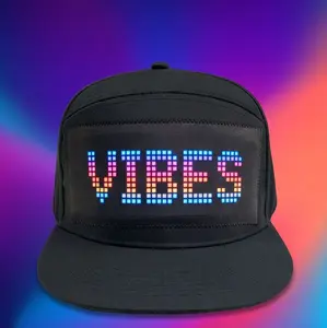 Smart cap with LED light