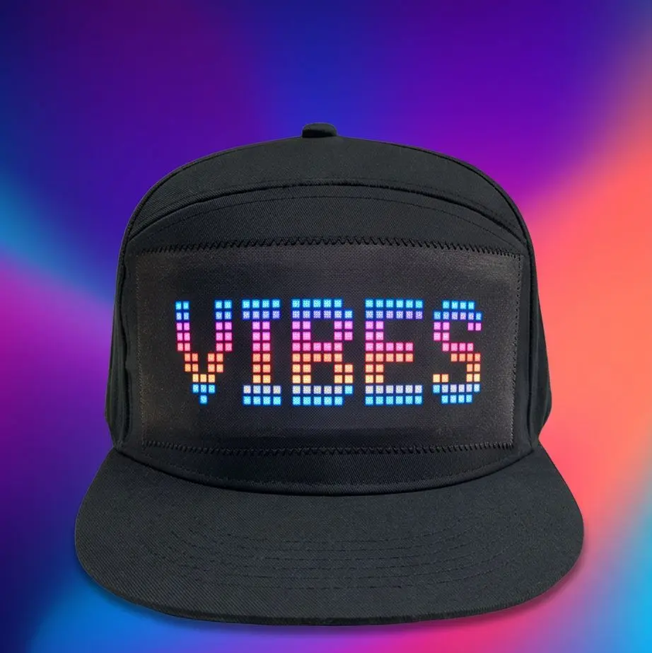 Smart cap with LED light
