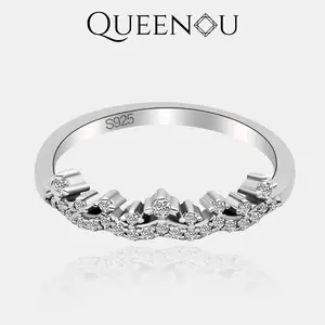 【849】Valentine's Flash Wavy Brilliance Synthetic Moissanite Ring