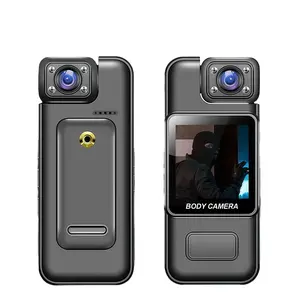 Portable 1080P HD Body Camera, Clip-On Design, 180 Degree Rotating Lens, Ideal for Meetings, Teaching, Travel, Daily Life Recording